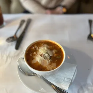 Minestrone soup