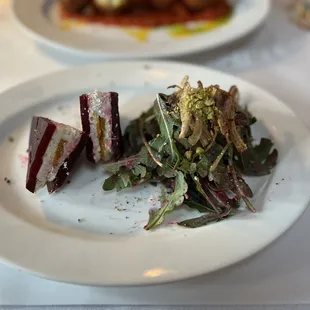 Beet Salad ( more like a beet goat cheese sandwich)