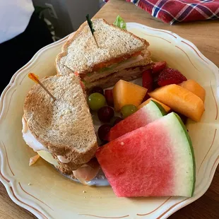 Bistro Club with Fruit