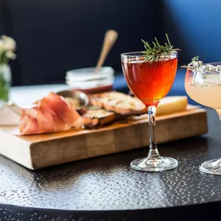 Charcuterie Plate and evening drinks available.