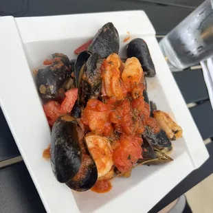 Mussels and Shrimp