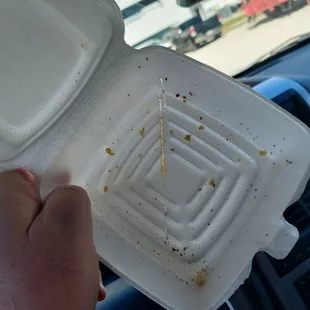 Cut in box... a no no