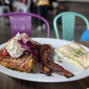 Fruity pebbles french toast bistro breakfast
