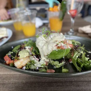 Shrimp stuffed avocado