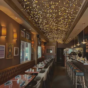 warm athmosphere, interesting design, great service and vibe.