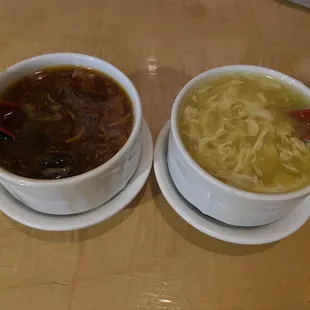 Hot and Sour Soup Egg Drop Soup