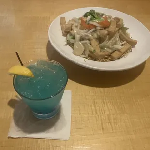 Blue Lagoon And The Stir Fried Noodles