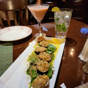 The Lovely and The Tropical Mojito and these calms were so good