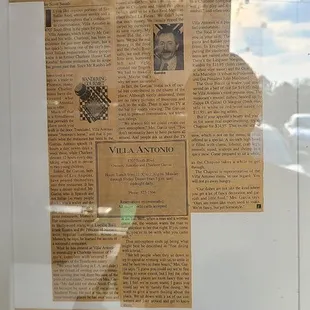 Ties to Villa Antonio?