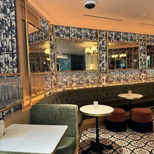 Interior of restaurant