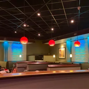 the interior of a restaurant