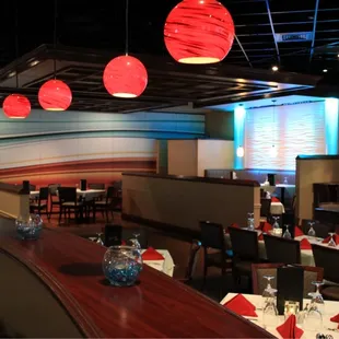 the interior of a restaurant