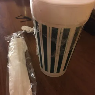 Bowl of seafood étouffée to go