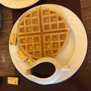 Huge plump waffles!