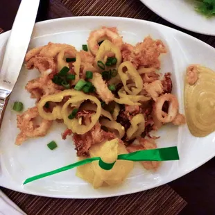 Calamari was soft and cooked well