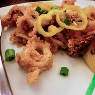 Calamari was soft and cooked well
