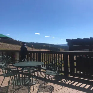 outside