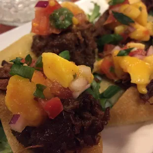 Short rib wontons