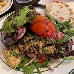 Grilled chicken kebobs