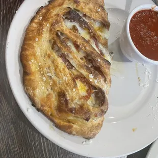 Create your own calzone. Very big!