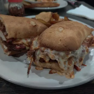 Couldn&apos;t find the Rex Burger on the menu, so got the Chicken Parm sandwich!