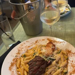Surf and Turf pasta