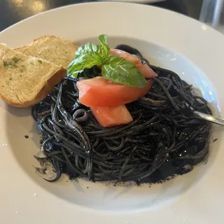 50321785. Squid Ink Pasta Lunch Combo