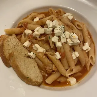 390500. Tuna, Tomato and Mozzarella Spicy Penne Arrabbiata