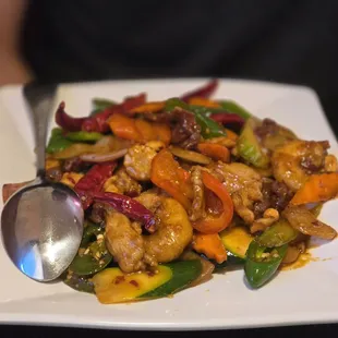 Kung Pao Triple Delight