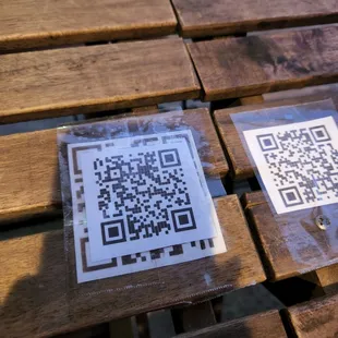 Menu QR code