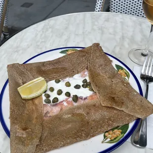 Smoked Salmon Crepe