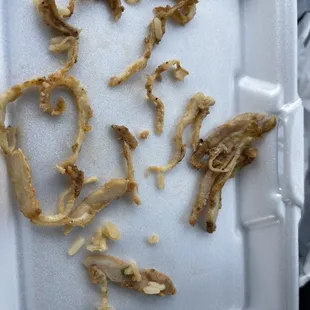 Nasty stringy fat. I&apos;ve never seen so much fat. There was even more that I didn&apos;t even pick out because I threw it away