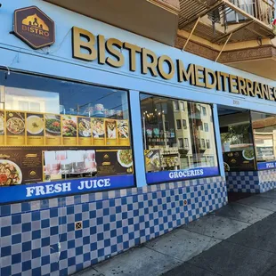 Front of the bistro