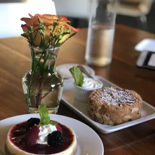 Cheesecake and Tuscan Lemon-Almond Torte