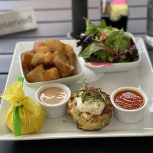 Lunch crab cake