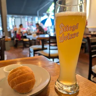 Radler!  Also, complimentary bread with herb butter.