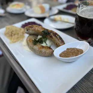 Thuringer sausage plate