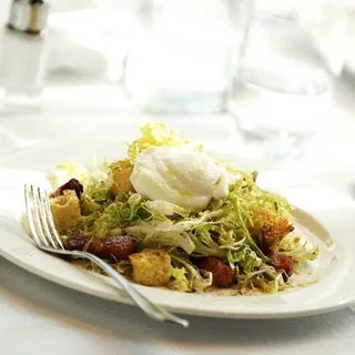 Frisée Lettuce aux Lardons*