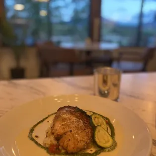 Pine Nut Crusted Salmon
