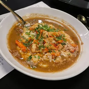 Shrimp and Polenta