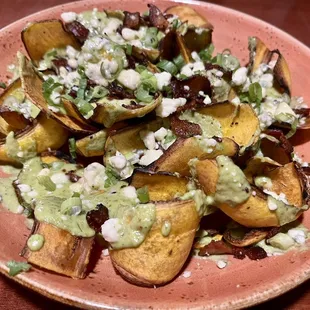 Plantain nachos