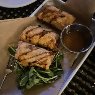 Lobster egg rolls