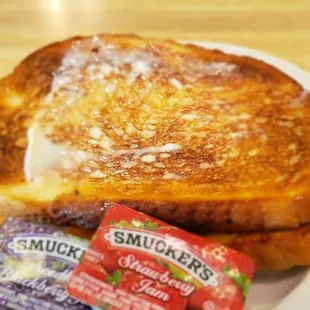 The sourdough toast.