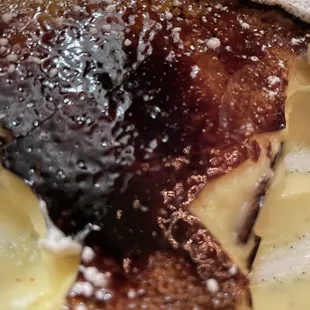 Burned creme brûlée