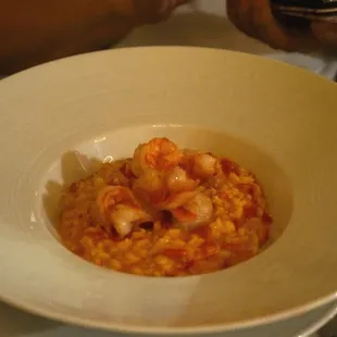 Shrimp risotto