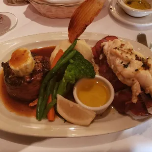 Steak and lobster