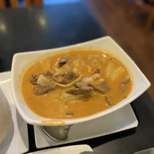 Massamun Curry with Beef