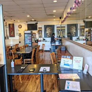 the interior of a restaurant