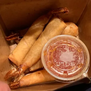 6 Crispy Shrimp Rolls