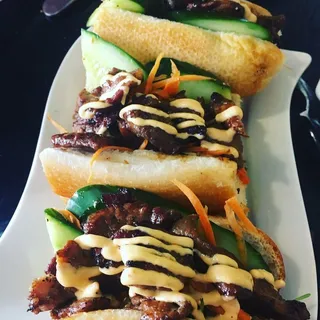 Vietnamese BBQ Pork Banh Mi Lunch